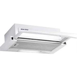 White Daisy F2 Çift Motor Camlı Beyaz Aspiratör