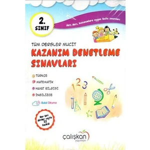 Çalışkan Yayınları 2.Sınıf Kazanım Denetleme Sınavları Tüm Dersler