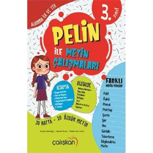 Çalışkan Yayınları 3.Sınıf Pelin ile Metin Çalışmaları