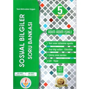 Bilal Işıklı Yayınları 5.Sınıf Adım Adım Sosyal Bilgiler Soru Bankası