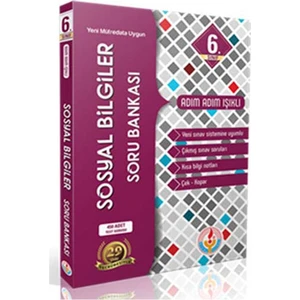 Bilal Işıklı Yayınları 6.Sınıf Adım Adım Sosyal Bilgiler Soru Bankası