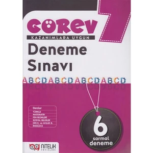 Nitelik Yayınları 7. Sınıf Görev 6'li Deneme Sınavı