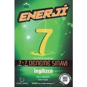 Palme Yayıncılık 7. Sınıf Ingilizce 7x7 Enerji Denemeleri