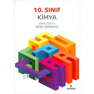 Supara Yayınları 10.Sınıf Kimya Konu Özetli Soru Bankası