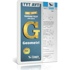 Aydın Yayınları TYT AYT Geometri Yaprak Testler