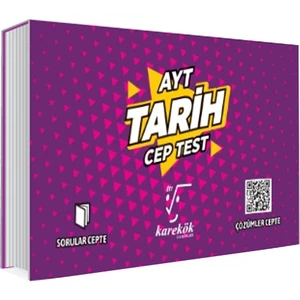 Karekök Yayıncılık AYT Cep Test Tarih
