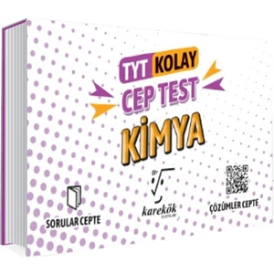 Karekök Yayıncılık AYT Cep Test Kimya Kolay