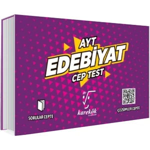 Karekök Yayıncılık AYT Cep Test Edebiyat