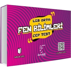 Karekök Yayıncılık LGS Cep Test Fen Bilimleri Orta