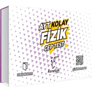 Karekök Yayıncılık AYT Cep Test Fizik Kolay