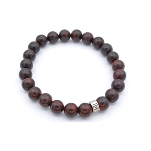 Hakiki Doğal Dragon Jasper Taşı Bileklik 1.kalite Doğal Taş