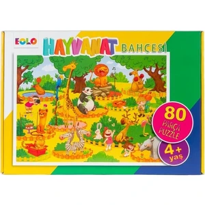 80 Parça Puzzle Hayvanat Bahçesi