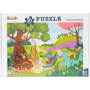 96 Parça Puzzle Ormanda Piknik