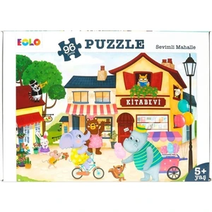 96 Parça Puzzle Sevimli Mahalle