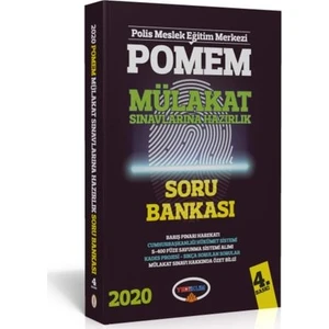 Yediiklim Yayınları 2020 Pomem Mülakat Sınavlarına Hazırlık Soru Bankası