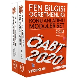 Yediiklim Yayınları 2020 KPSS ÖABT Fen Bilgisi Öğretmenliği Konu Anlatımlı Modüler Set