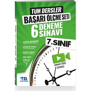 Tandem Başarı Ölçme Seti 6 Deneme Sınavı 7. Sınıf
