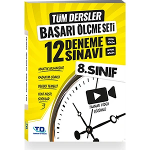 Tandem Başarı Ölçme Seti 12 Deneme Sınavı 8. Sınıf