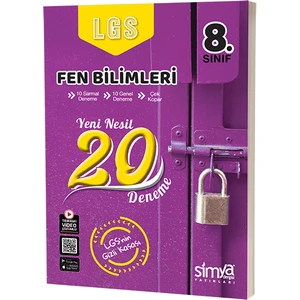 Simya Yayınları  8.Sınıf Fen Bilimleri Branş Deneme Sınavı