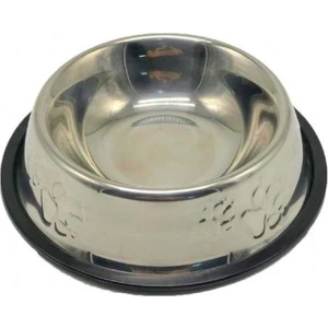 Pati Desenli Çelik Mama Kabı 18 Cm - 16 Oz