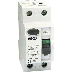 Kaçak Akım Rölesi Ac Tip 30mA 2x 40A VTR2-4030
