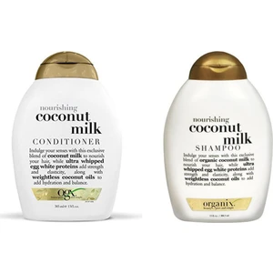 OGX Coconut Milk Şampuan 385 ml +Saç Kremi 385 ml