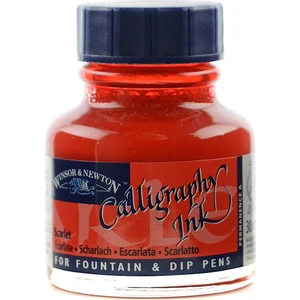 Winsor & Newton Calligraphy Ink Kaligrafi Mürekkebi 30 ml. 601 Scarlet
