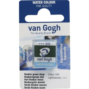 Van Gogh 1/2 Tablet Sulu Boya 645 Hooker Green Deep