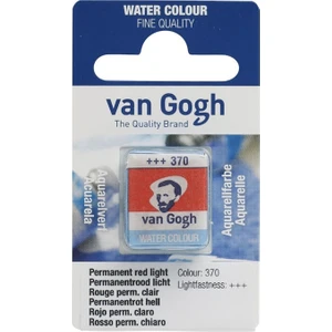 Van Gogh 1/2 Tablet Sulu Boya 370 Permanent Red Light