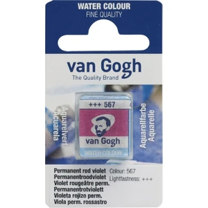 Van Gogh 1/2 Tablet Sulu Boya 567 Permanent Red Violet