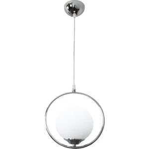 Taşcan Aydınlatma Lito Tekli Krom Sarkıt Avize Camlı