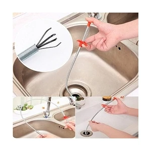 Paslanmaz Çelik Esnek Lavabo Tıkanıklığı Açıcı 90 cm