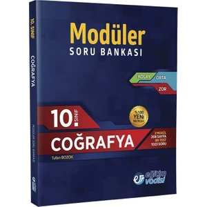Eğitim Vadisi Yayınları 10.Sınıf Coğrafya Modüler Soru Bankası