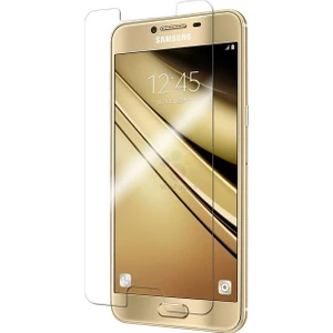 Samsung Galaxy C7 Ekran Koruyucu Nano Cam 9h Temperli Campet Ekran Koruyucu - Şeffaf