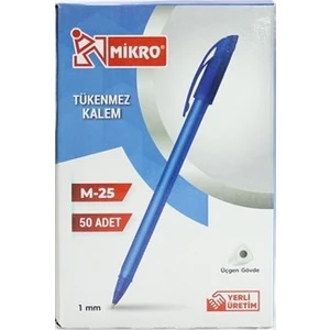 Tükenmez Kalem Mavi 50'li