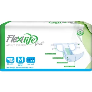 Flexilife Medium 30'luk Paket Hasta Bezi Belbantlı - 4 Paket - 120 Adet