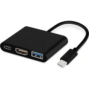 Coverzone Type-C To 4K HDMI + USB 3.0 + USB Type-C Dönüştürücü