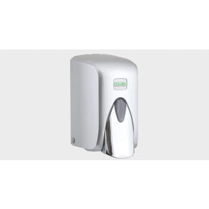F5C Krom Görünümlü Hazneli Sıvı Köpük Sabun Dispenseri Aparatı - Duvara Monte - 500 Ml.