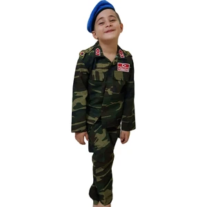 Çocuk Asker Komando Kıyafeti 3 - 4 Yaş
