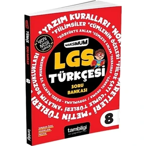 Tam Bilgi Yayınları 8. Sınıf Lgs Türkçe Maksimum Soru Bankası