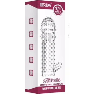 Uyarıcı Dış Yüzeyi Komple Tırtıklı Ekstra Uyarıcı Penis Kılıfı