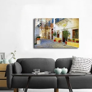 Taş Sokak Fotoğraf Kanvas Tablo