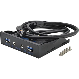 4291 3.5" 2 Port USB 3.0 3.5mm Floppy Mikrofon Kulaklık Paneli