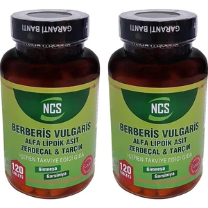 Berberis Vulgaris Alfa Lipoik Asit Zerdeçal 120 Tablet x 2 Adet