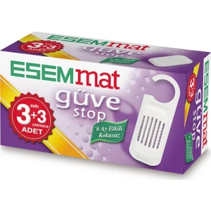 Güve Stop (3 Askı + 3 Çekmece) 6'lı