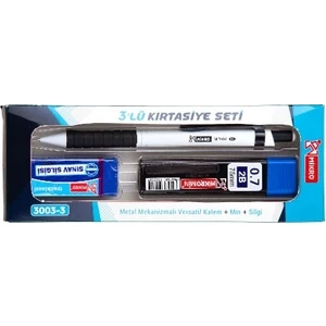 3'lü Kırtasiye Seti 0.7 mm