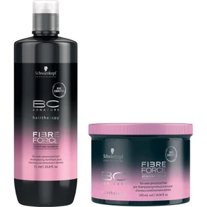 Bonacure Fibre Force Keratin Şampuan 1000 ml + Kür Maske 500 ml