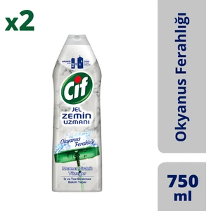Zemin Uzmanı Okyanus Ferahlığı Mermer ve Granit Yüzeyler için Jel Temizleyici 750 ML x 2 adet