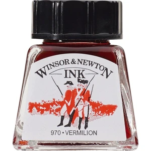 Winsor & Newton Drawing Ink Çizim ve Çini Mürekkebi 680 Vermilion