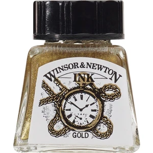 Winsor & Newton Drawing Ink Çizim ve Çini Mürekkebi 283 Gold